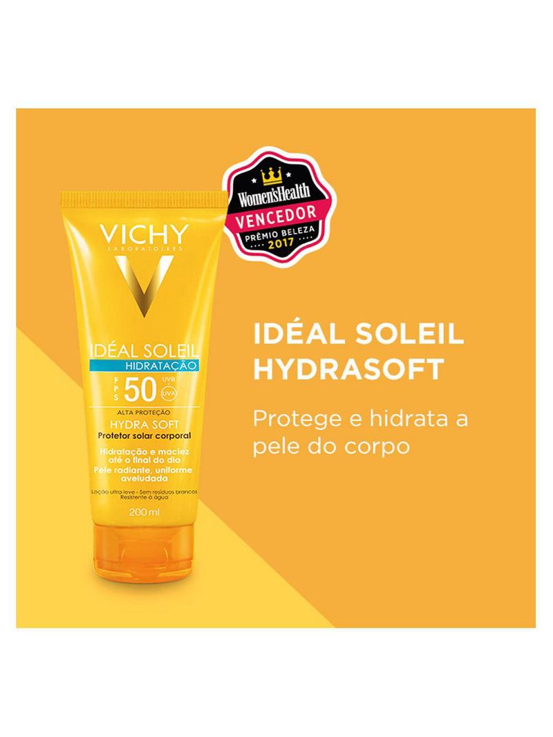 Idéal soleil fps 50 hidratação vichy - protetor solar corporal