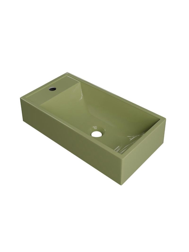 Cuba Apoio Retangular Roma Rl545w Verde Acqua Verde Acqua