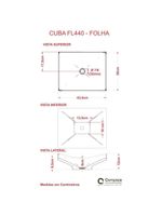 Cuba Apoio Folha F44w Colorida Cinza