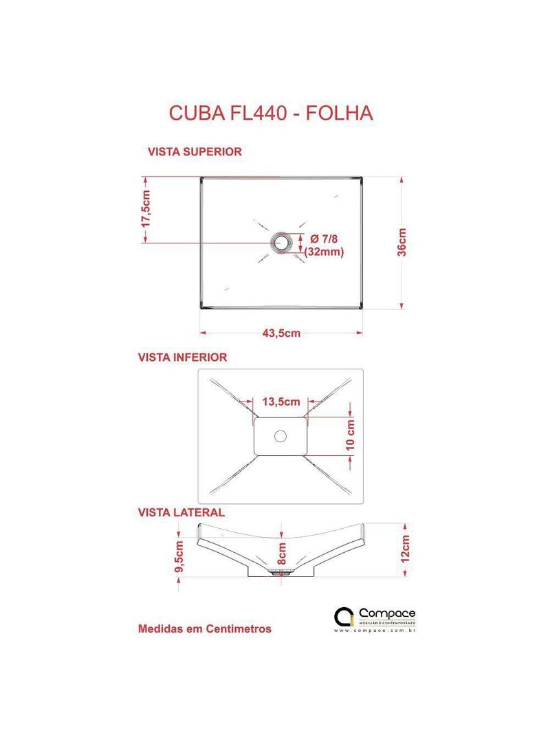 Cuba Apoio Folha F44w Colorida Cinza