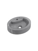 Cuba Apoio Oval Onix O43w Colorida Cinza