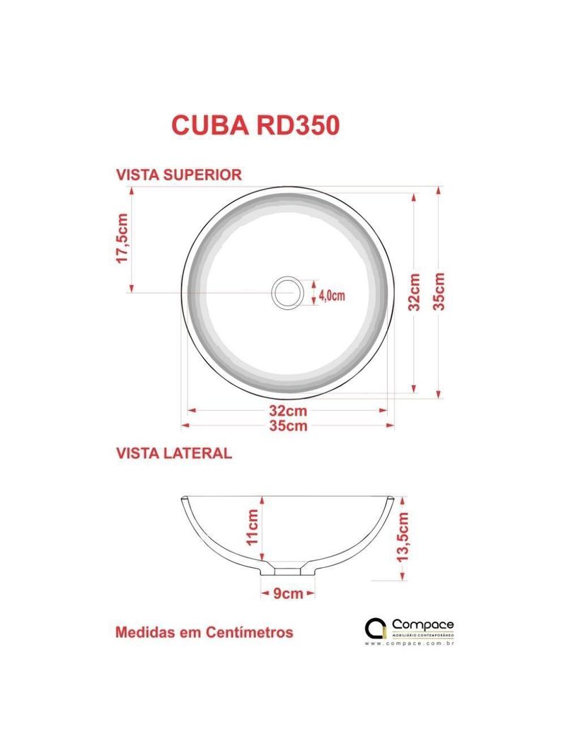 Cuba Apoio Redonda R35w Colorida Cinza