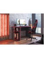 Escrivaninha Gamer West Preto Vermelho