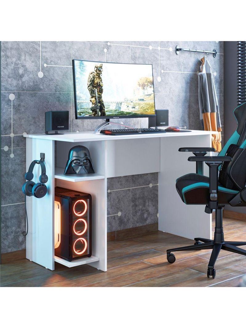 Escrivaninha Gamer West Branco