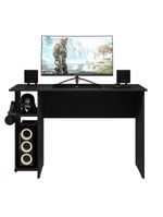 Escrivaninha Para Escritório Ou Gamer Preto Fosco Qmovi