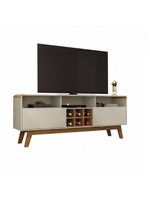 Rack Para Até 65\" Larimar Bechara Off White C/Cinamomo