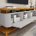 Rack Guararapi Para Até 75 Polegadas Naturalle Off White
