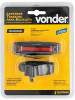 Lanterna traseira para bicicleta recarregável vonder