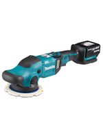 Lixadeira politriz rotorbital 125mm sem fio 18v com 2 baterias carregador bolsa dpo500rte makita