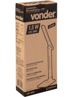 Luminárias recarregáveis lrv 839 vonder