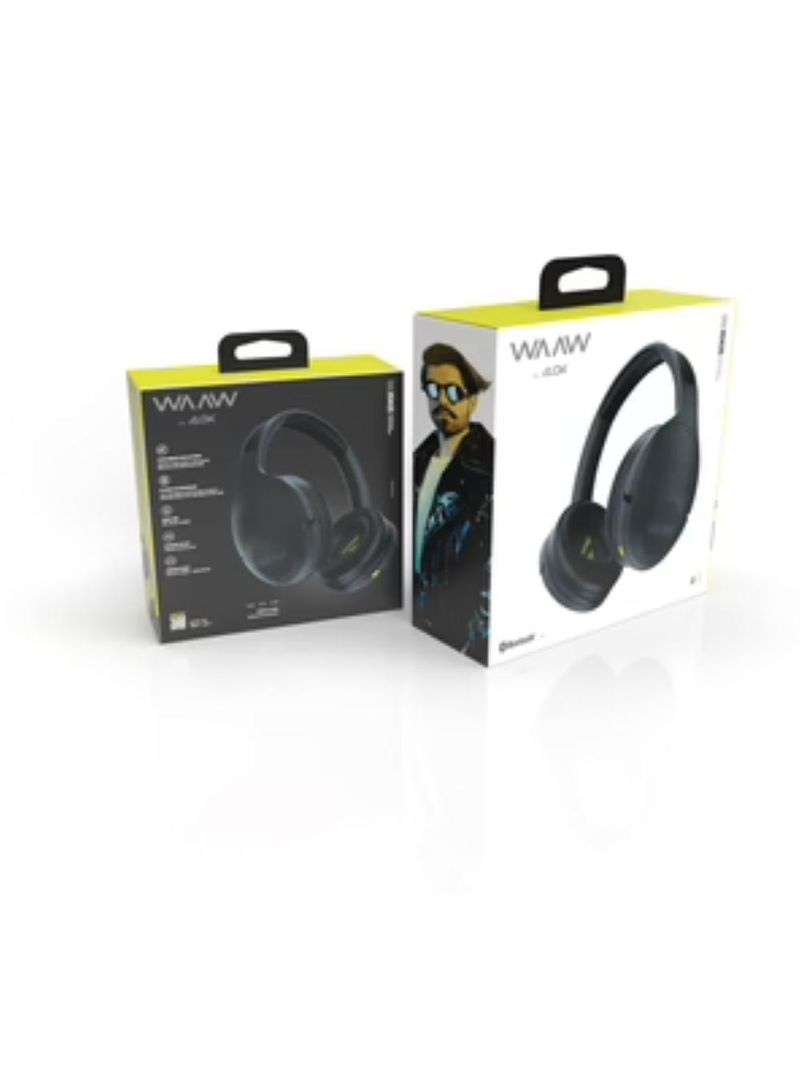 Fone ouvido waaw alok sense 300hbnc headphone bt sem ruído