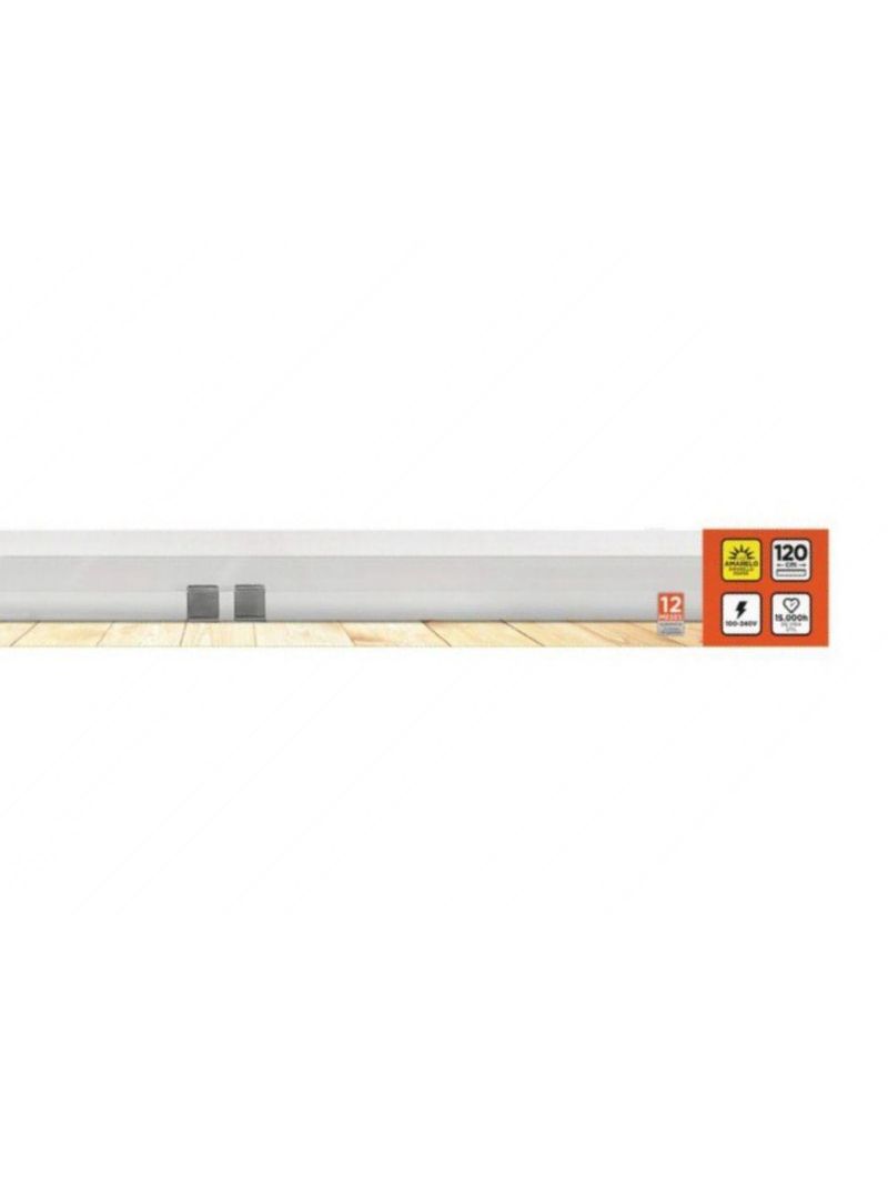 Luminaria led linear 110-240v 3000k 54w 5400ln black+decker