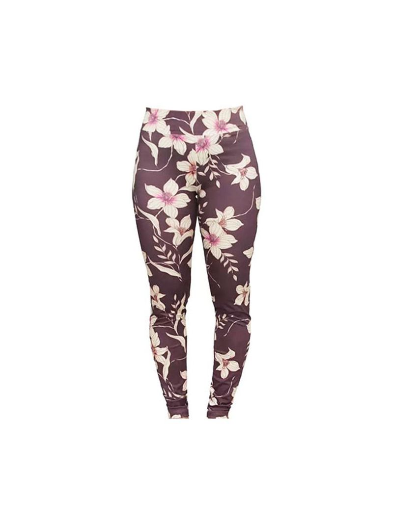 Calça legging feminina vinho 5258a - o'neill