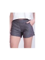 Shorts de sarja feminino walk cintura alta bordô mescla 5186a - o'neill