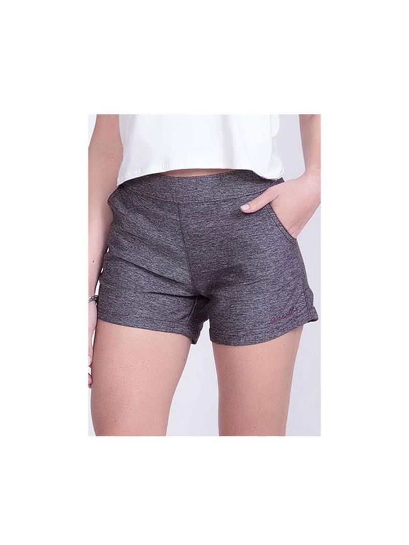 Shorts de sarja feminino walk cintura alta bordô mescla 5186a - o'neill