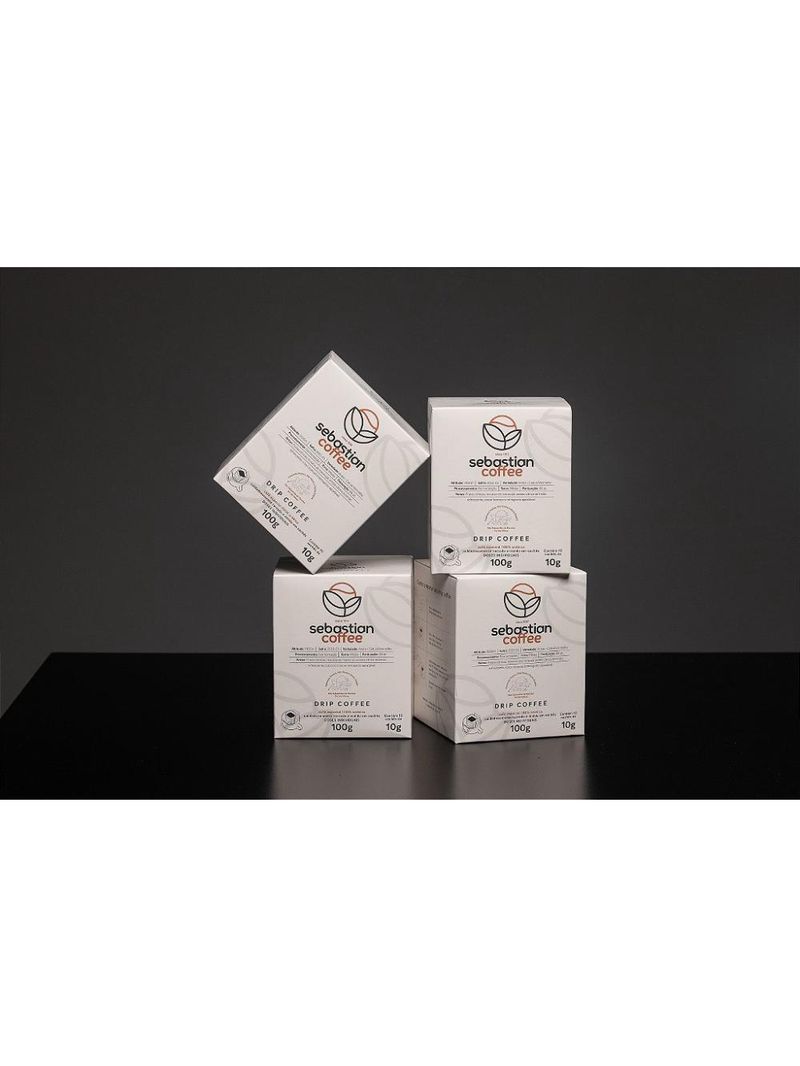 Kit drip coffee - sebastian coffee - 40 sachês (4 caixas)