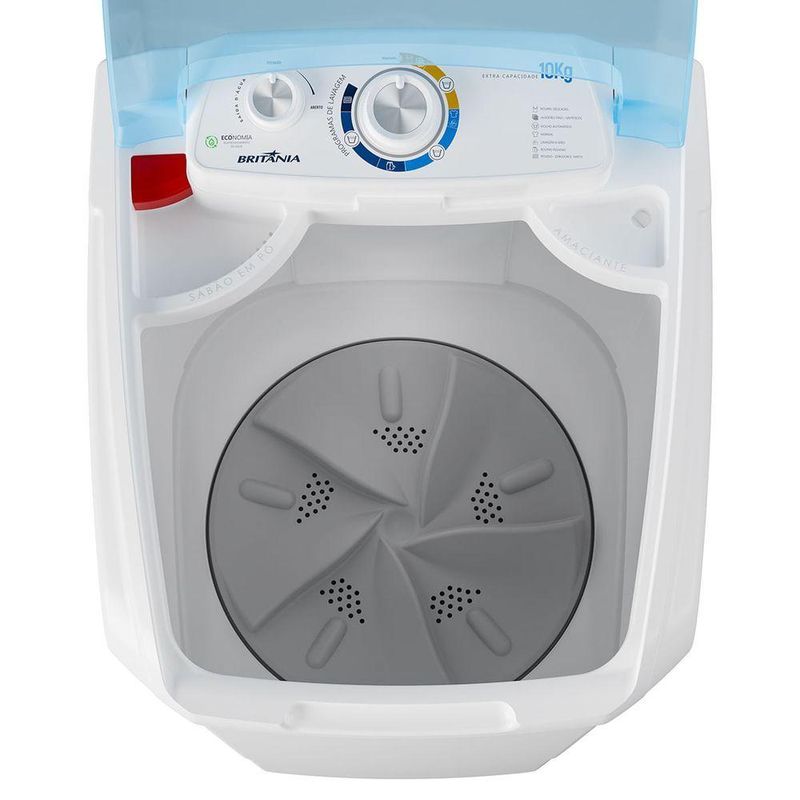 Tanquinho De Lavar Roupa 10kg Britânia 7 Programas BLR100B 220V
