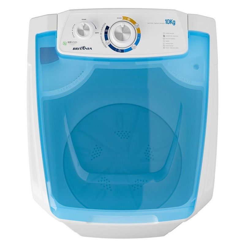 Tanquinho De Lavar Roupa 10kg Britânia 7 Programas BLR100B 220V