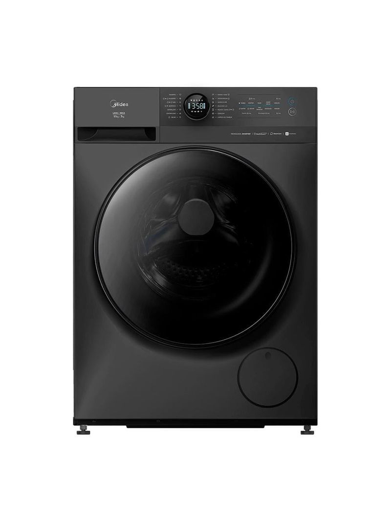Lava e Seca Midea Slim HealthGuard Smart 11kg Titanium MF201D110WB