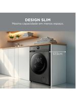 Lava e Seca Midea Slim HealthGuard Smart 11kg Titanium MF201D110WB