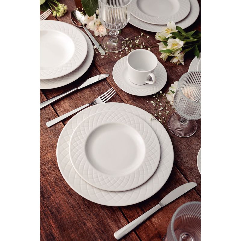 Aparelho de Jantar Tramontina Ingrid em Porcelana 20 Peças