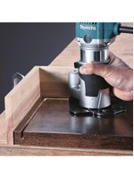 Tupia eletronica 6mm industrial 710w com adaptador coletor bolsa acessórios rt0700cx3 110v makita