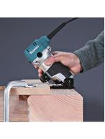 Tupia eletronica 6mm industrial 710w com adaptador coletor bolsa acessórios rt0700cx3 110v makita