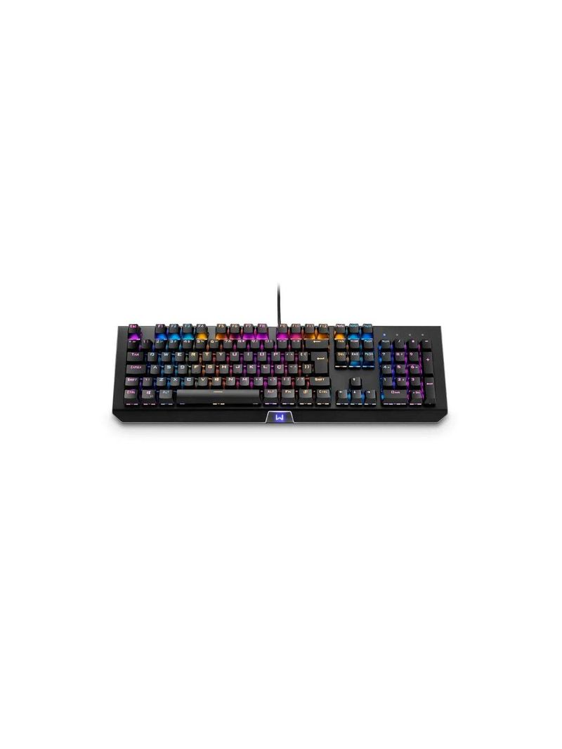Teclado gamer mecânico macro kane warrior preto - multilaser