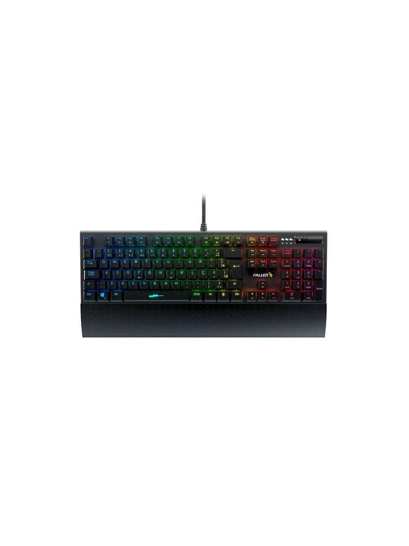 Teclado gamer mecânico falcão-peregrino v3 c/ switch blue - fallen