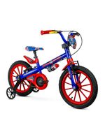 Bicicleta infantil aro 16 com rodinhas capitão américa nathor