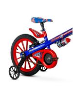Bicicleta infantil aro 16 com rodinhas capitão américa nathor