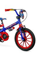 Bicicleta infantil aro 16 com rodinhas capitão américa nathor