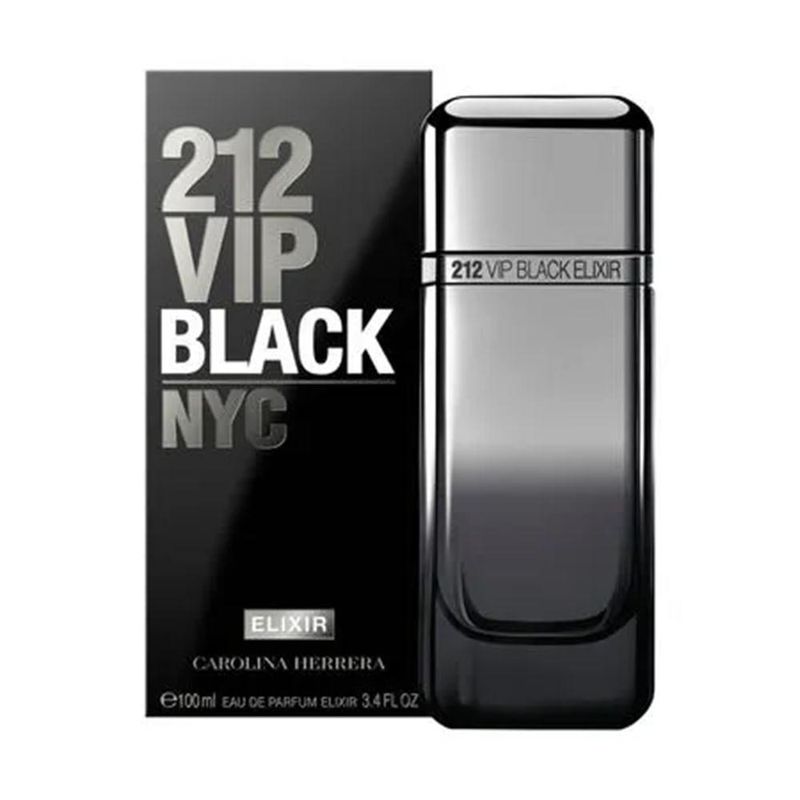 212 vip black elixir carolina herrera eau de parfum masculino 100 ml