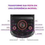 Torre de som aiwa t2w-02 2300w woofers 10" bluetooth rgb bivolt