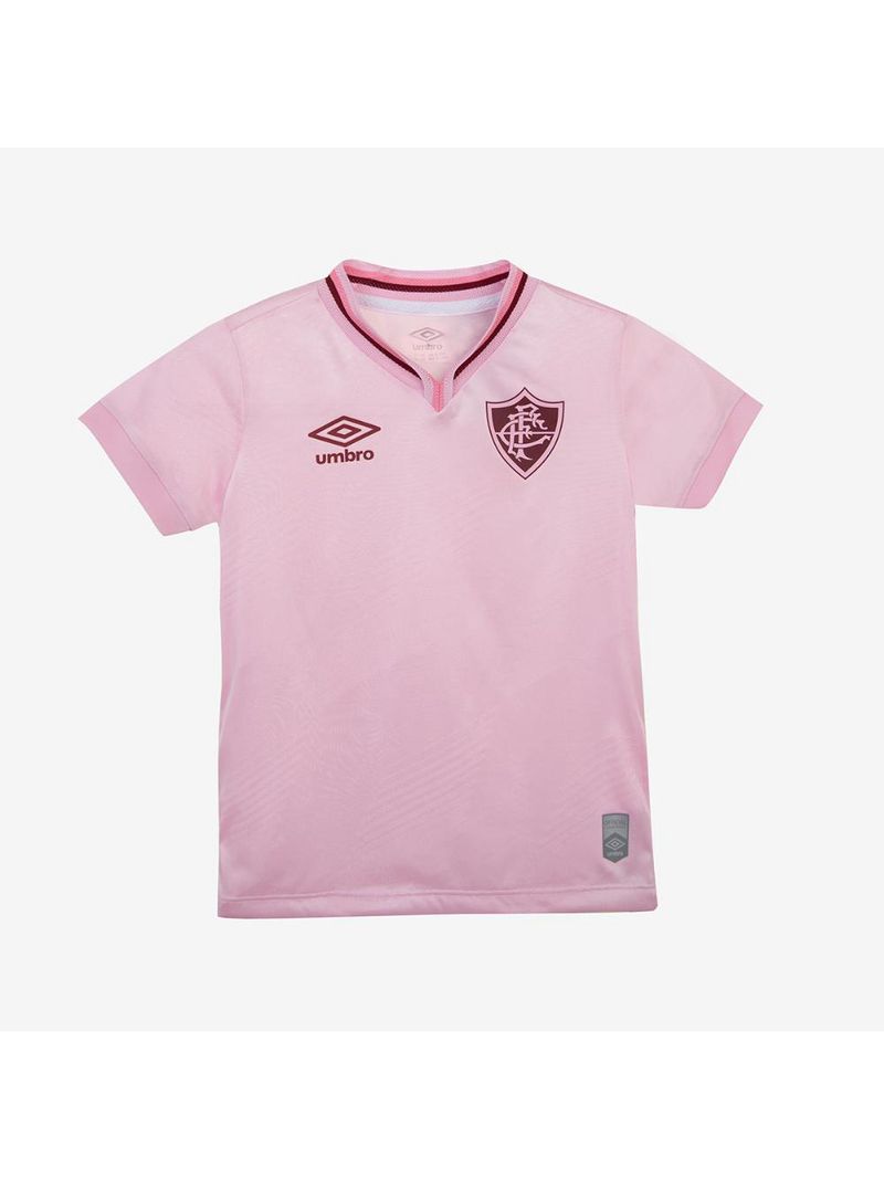 Camisa infantil umbro fluminense outubro rosa 2024