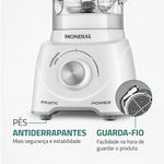 Liquidificador Pratic Power Mondial Branco L-97-W 60hz 127V
