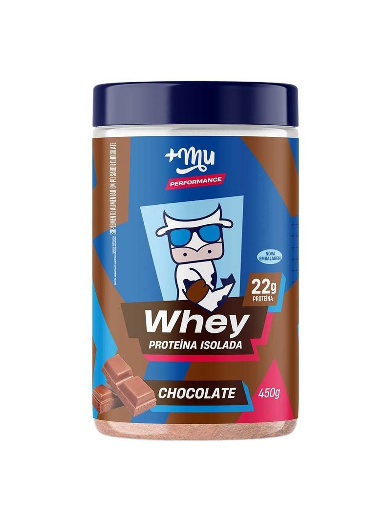 Whey isolado e hidrolisado +mu performance - chocolate