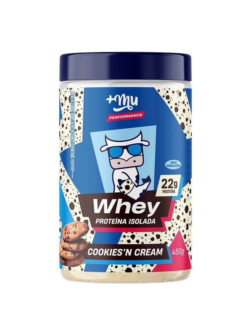 Whey isolado +mu performance cookies n cream
