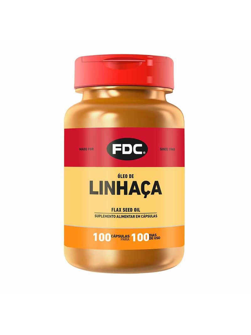 Suplemento alimenta em comprimidos fdc - Óleo de linhaça 1000mg