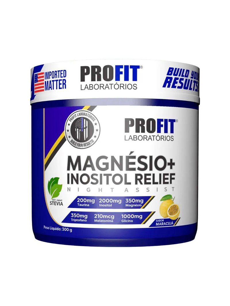 Relief Magnésio 350mg E Inositol 2000mg Maracujá Profit