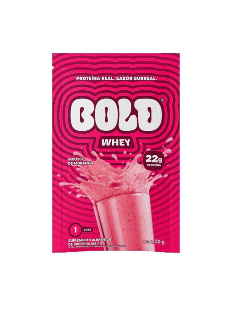 Bold Whey 30g Sabor Mousse De Morango