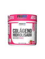 Colageno Hidrolisado Em Pó 300g Sabor Morango Profit