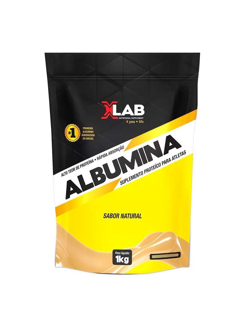 Albumina 1kg Sabor Original Sem Sabor X-lab