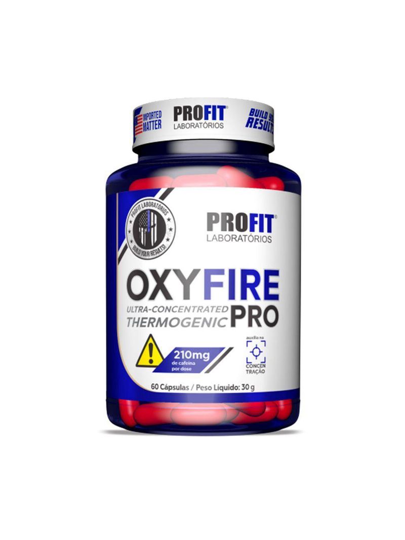 Termogênico Oxy Fire Pro 60 Capsulas Profit
