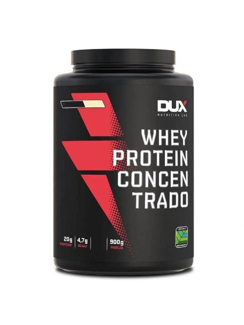 Whey Protein Concentrado Pote 900g Sabor Sem Sabor