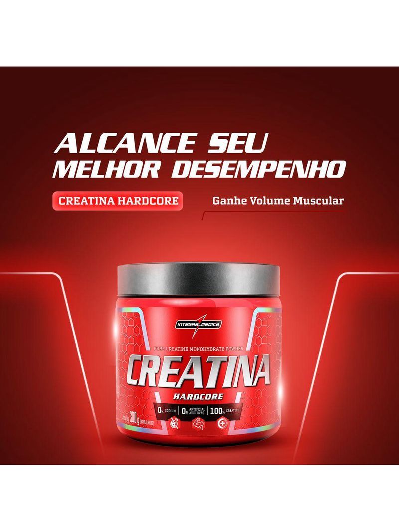 Creatina Monohidratada Integralmedica 300g Neutro