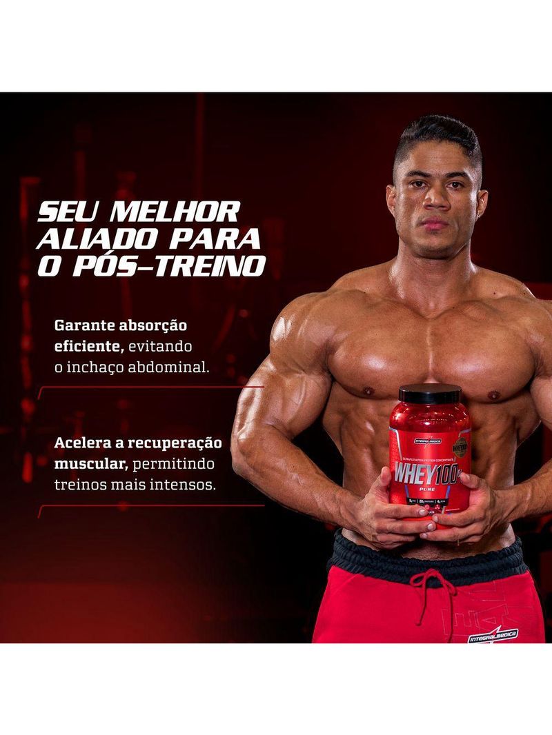 Whey 100% Pure 900g Integralmedica Baunilha