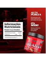 Creatina Hardcore Integralmédica Com Sabor 350g Morango