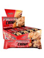 Barra Proteína Whey Crisp Bar 12 Unidades - Integralmedica Peanut Butter