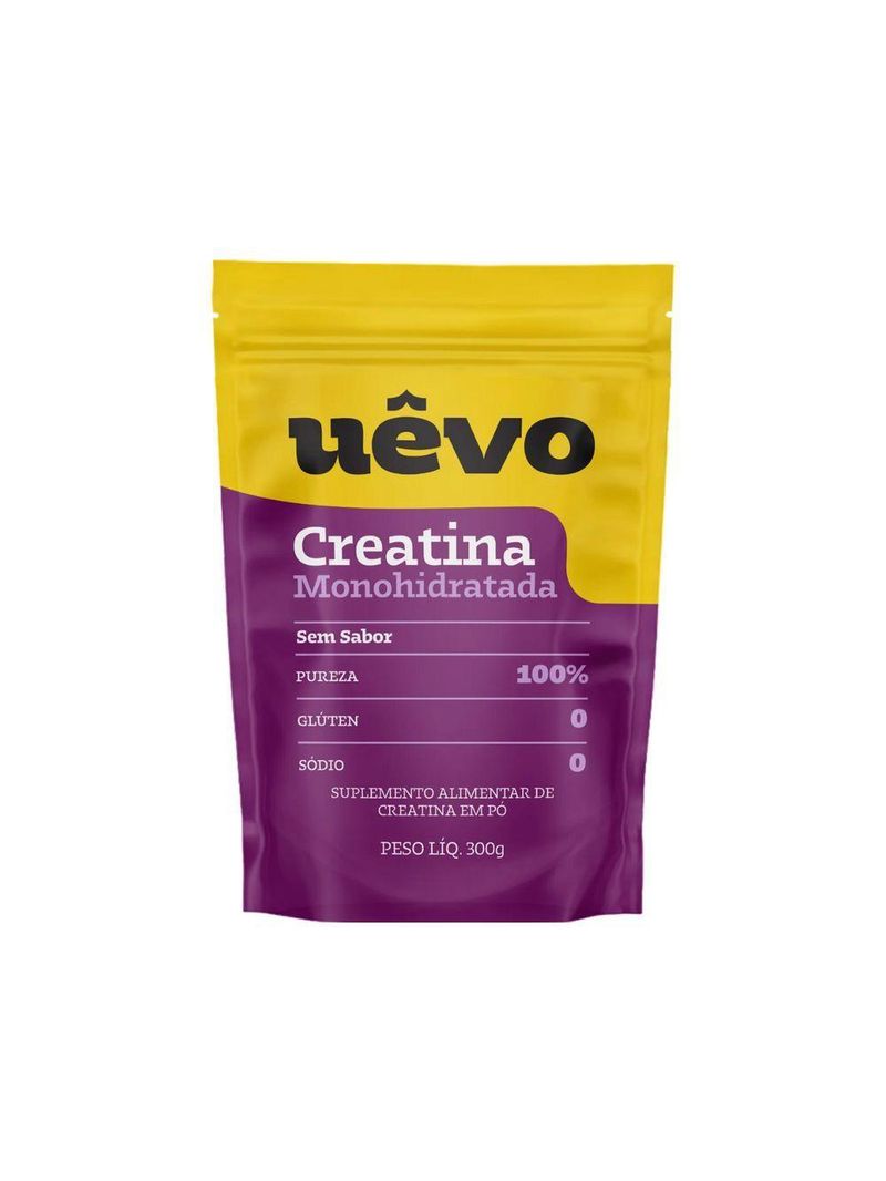 Creatina Monohidratada Pouch Uêvo 300g